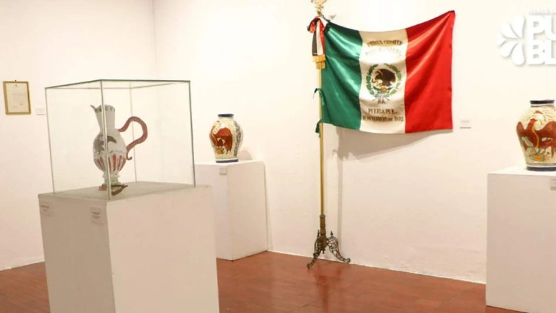 Inaugura Cultura exposición “Homenaje a la Bandera Nacional”